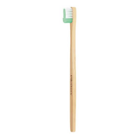 PIKSTERS Bamboo CLASSIC GREEN - bambusowa szczoteczka do zębów